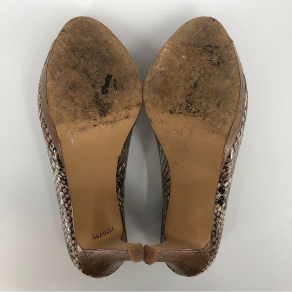 Preview International Tan & Black Breathable Heeled Boots | Ultra-High Heel - Picture 6 of 7